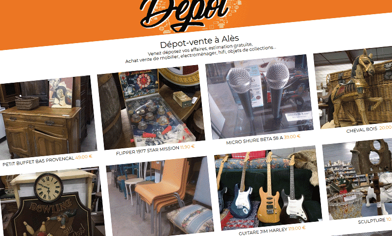 site internet depot vente mobilier