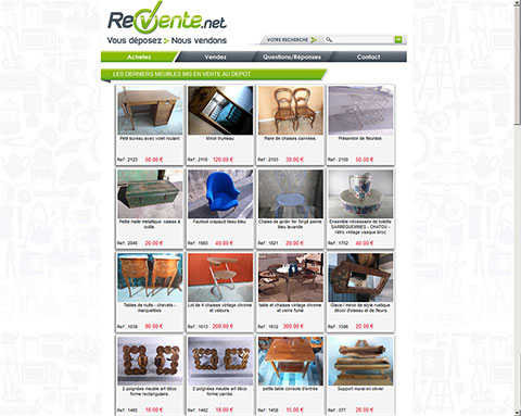 site internet depot vente