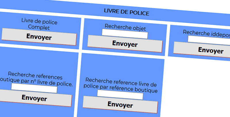 livre police depot vente